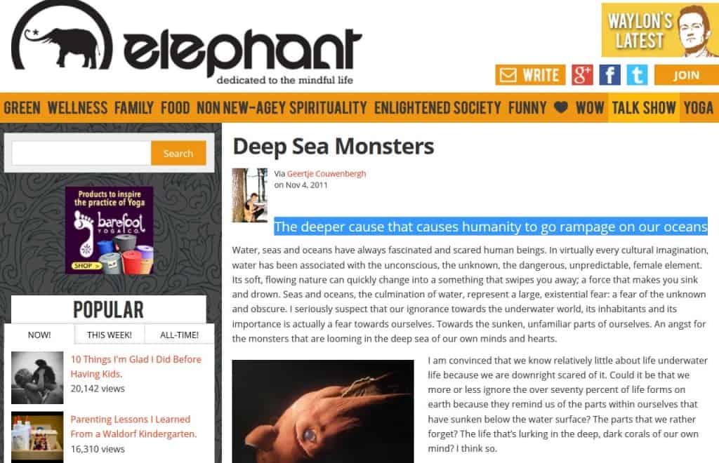 deep sea monsters